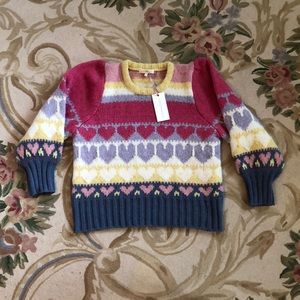 LoveShackFancy Shirelle Pullover in Size Small